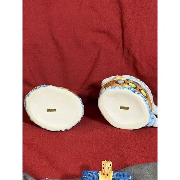 Noah's‎ Ark Ceramic Sugar & Creamer and Cookie Jar 3 Piece Set (2039)